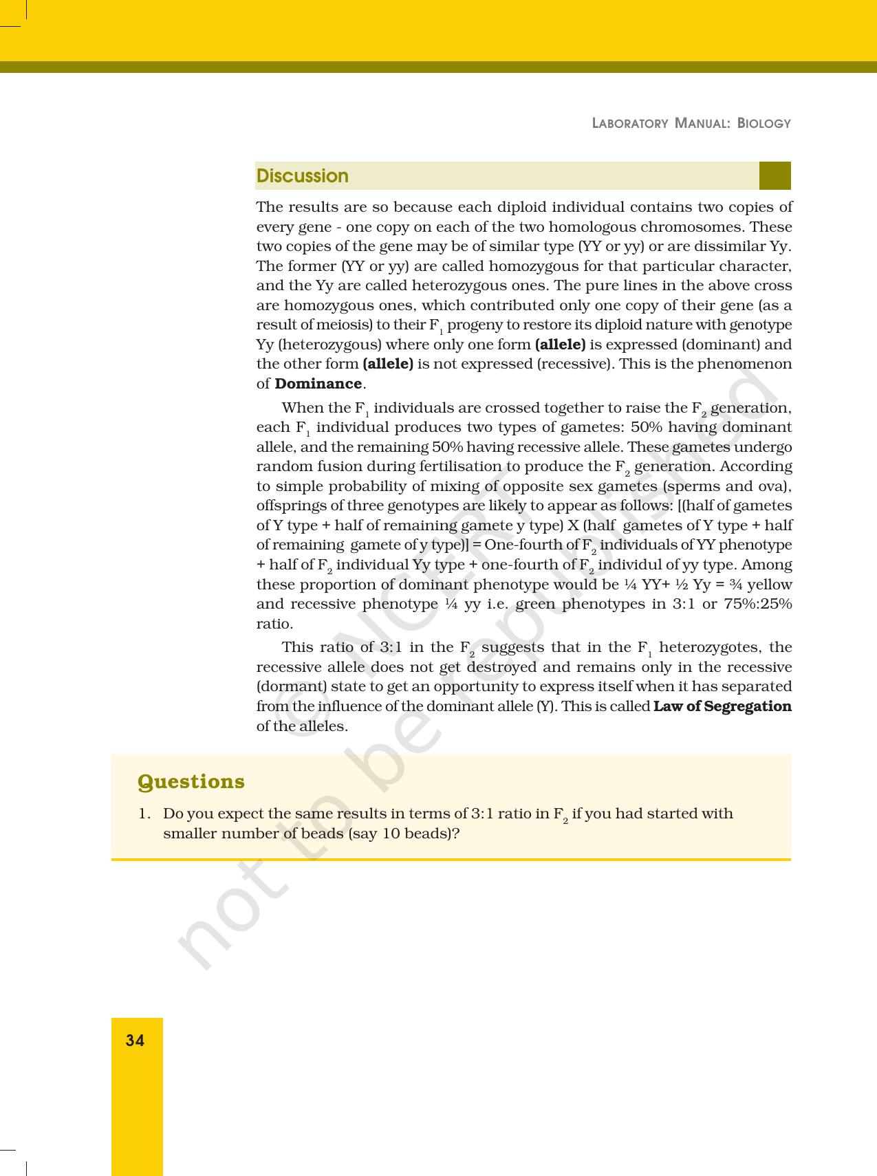 NCERT Laboratory Manuals for Class XII Biology - Exercise 8 & 9 - Page 5