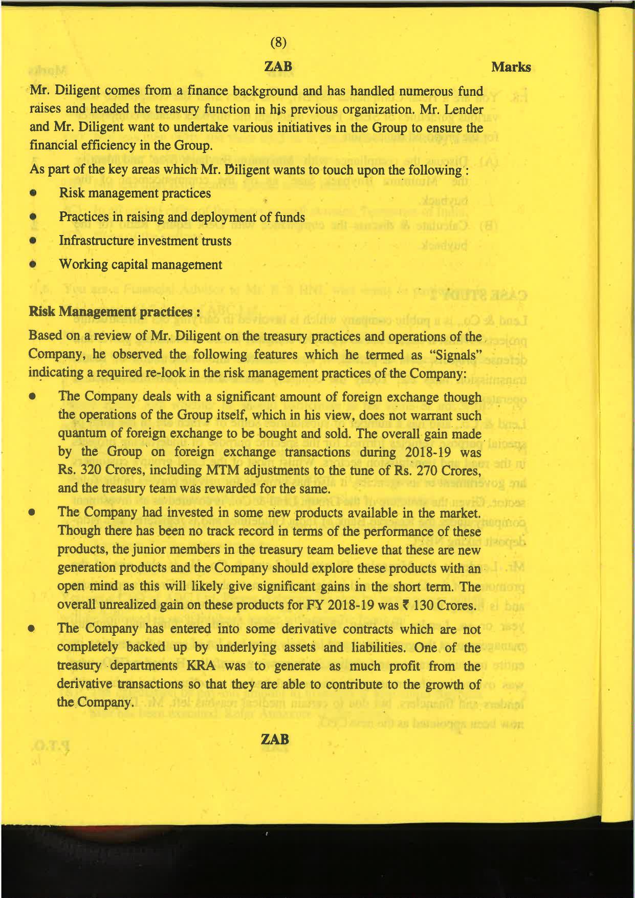 CA Final Nov 2019 Question Paper -Paper 6B – Financial Services and Capital Markets - Page 8