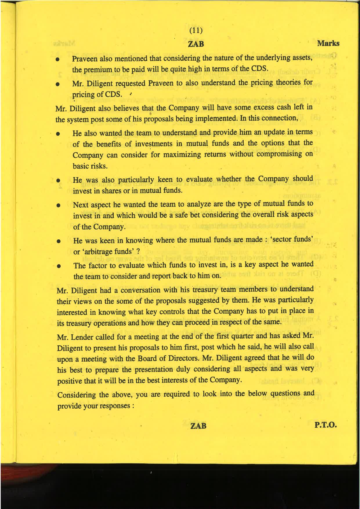 CA Final Nov 2019 Question Paper -Paper 6B – Financial Services and Capital Markets - Page 11