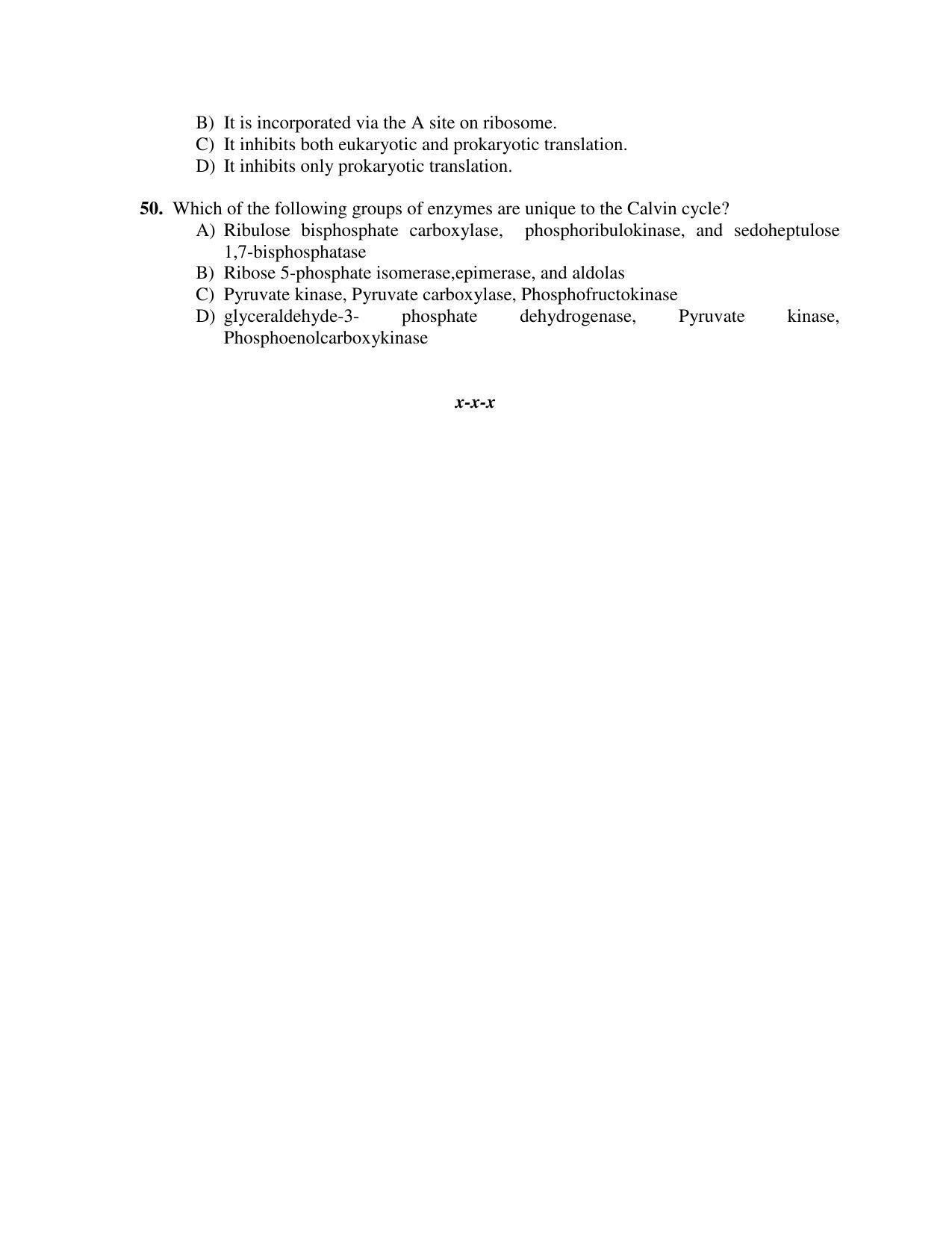PU MPET Anthropology 2018 Question Papers - Page 12