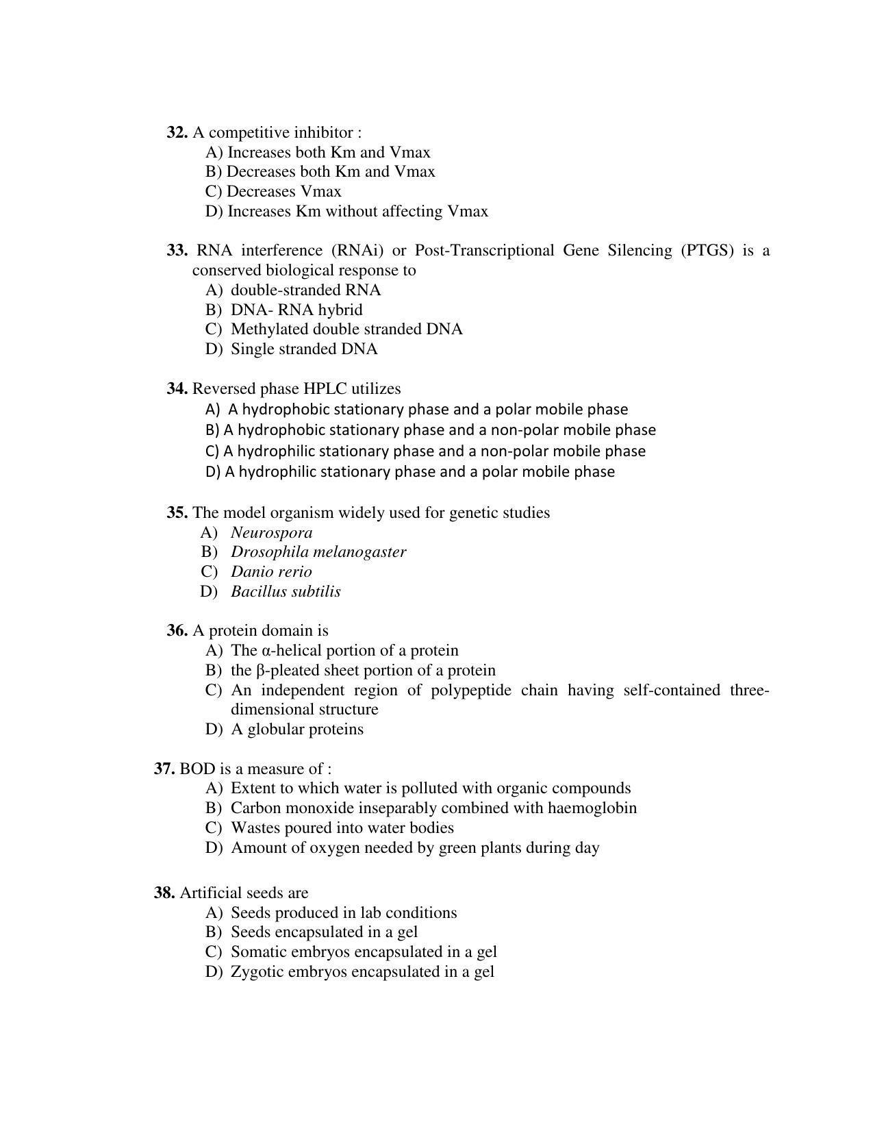 PU MPET Anthropology 2018 Question Papers - Page 22