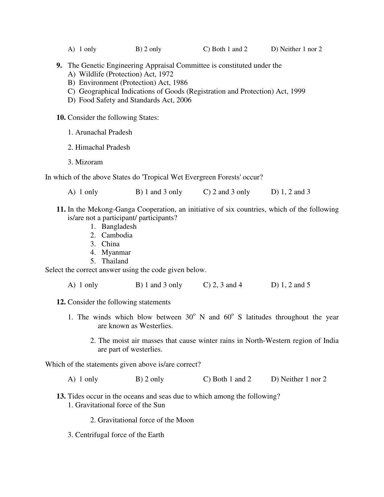 PU MPET Anthropology 2018 Question Papers - Page 38