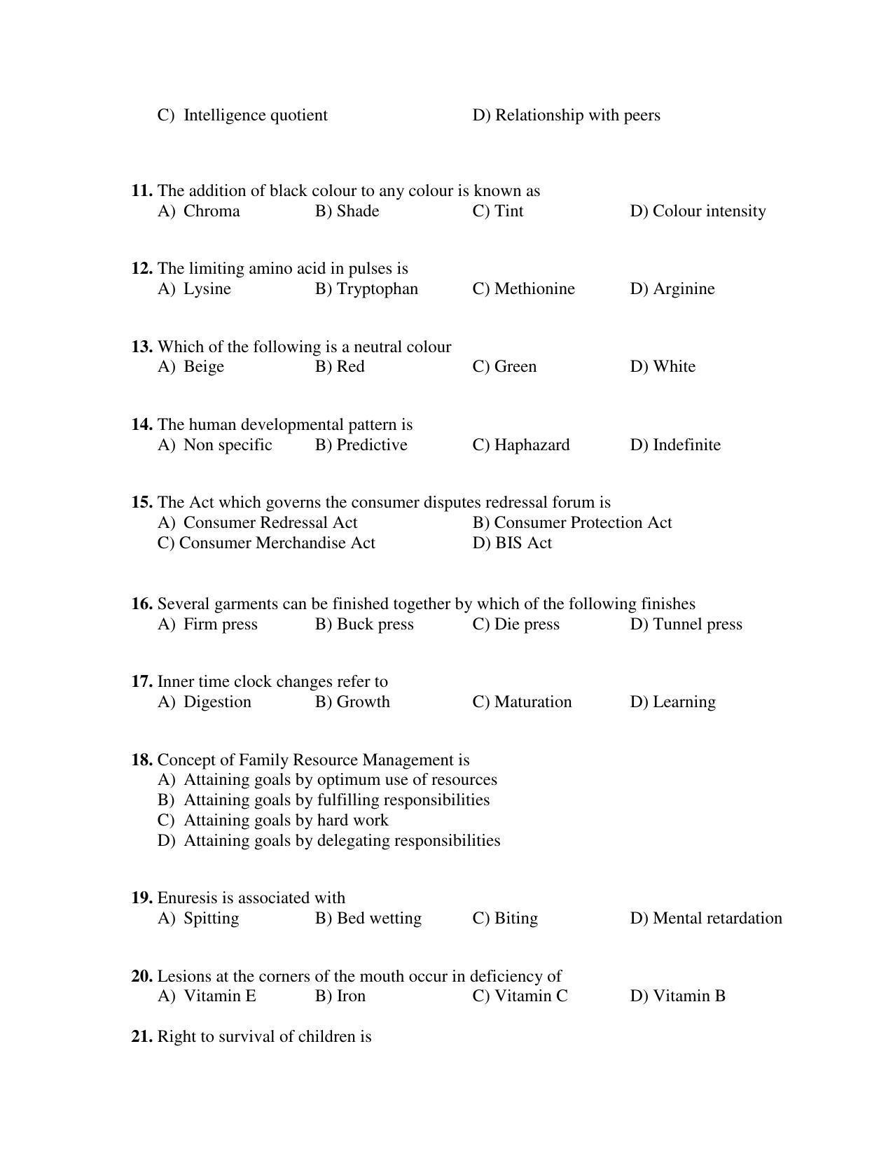 PU MPET Anthropology 2018 Question Papers - Page 51