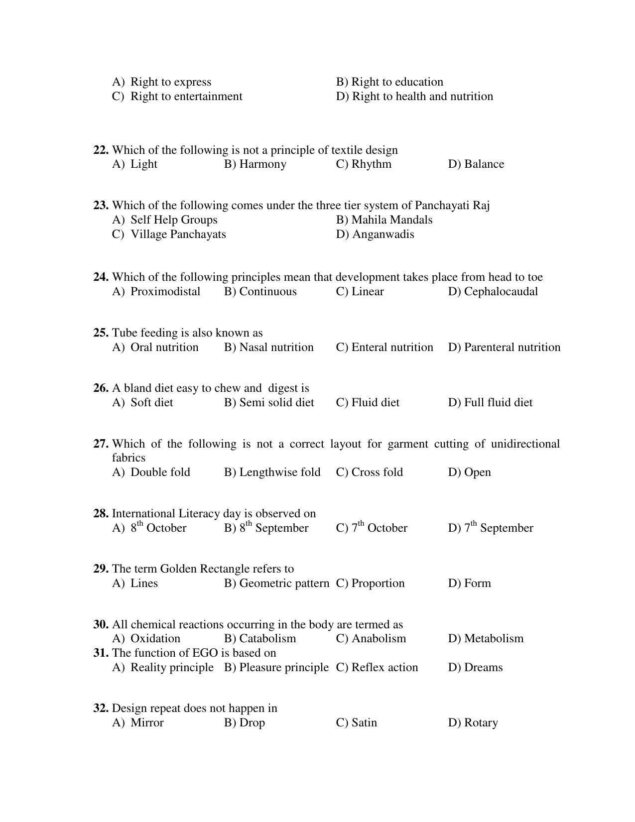 PU MPET Anthropology 2018 Question Papers - Page 52