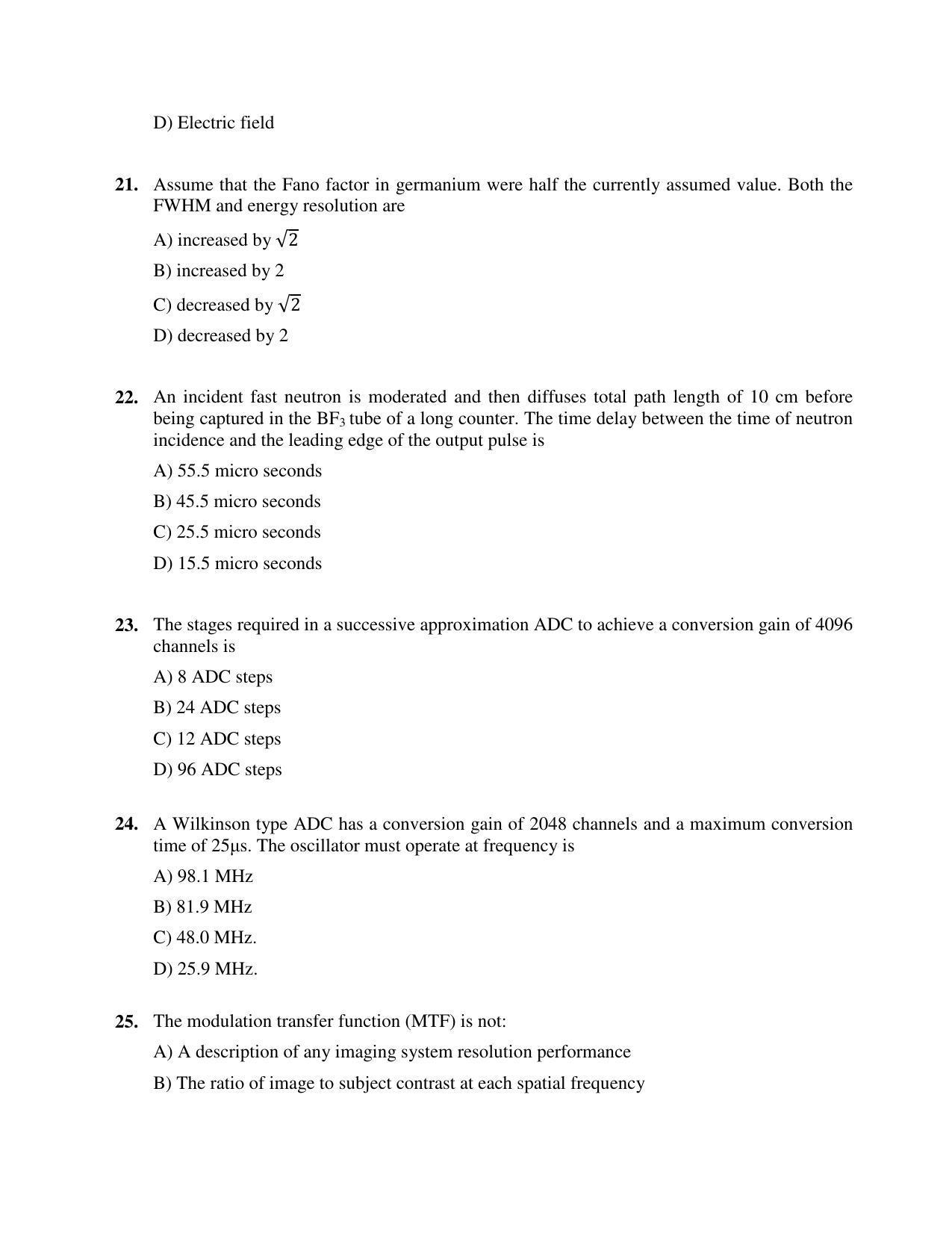 PU MPET Anthropology 2018 Question Papers - Page 65