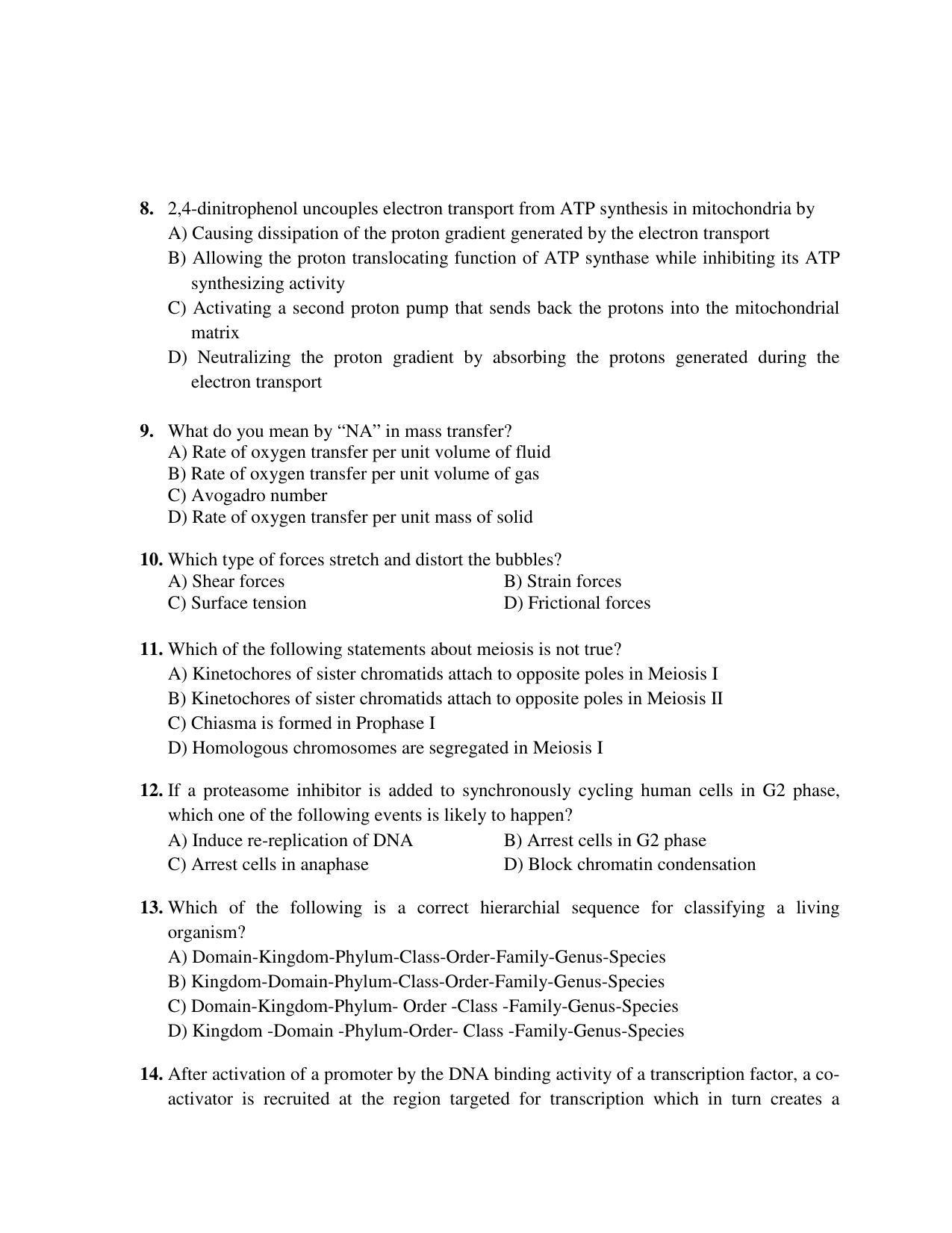PU MPET Anthropology 2018 Question Papers - Page 72