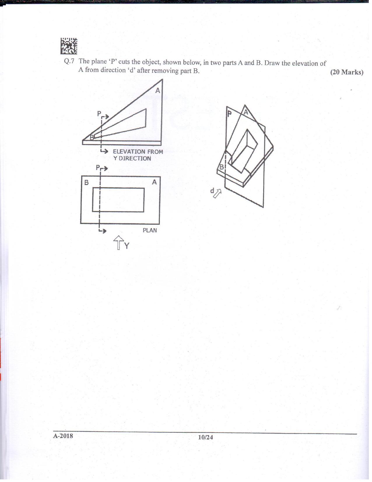 JEE Advanced AAT 2018 Question Paper - Page 10