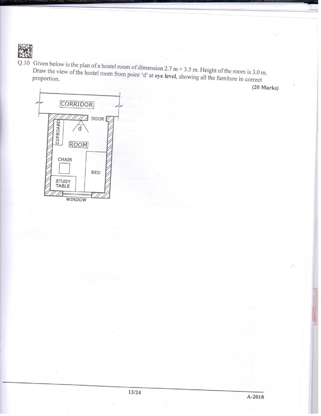 JEE Advanced AAT 2018 Question Paper - Page 13