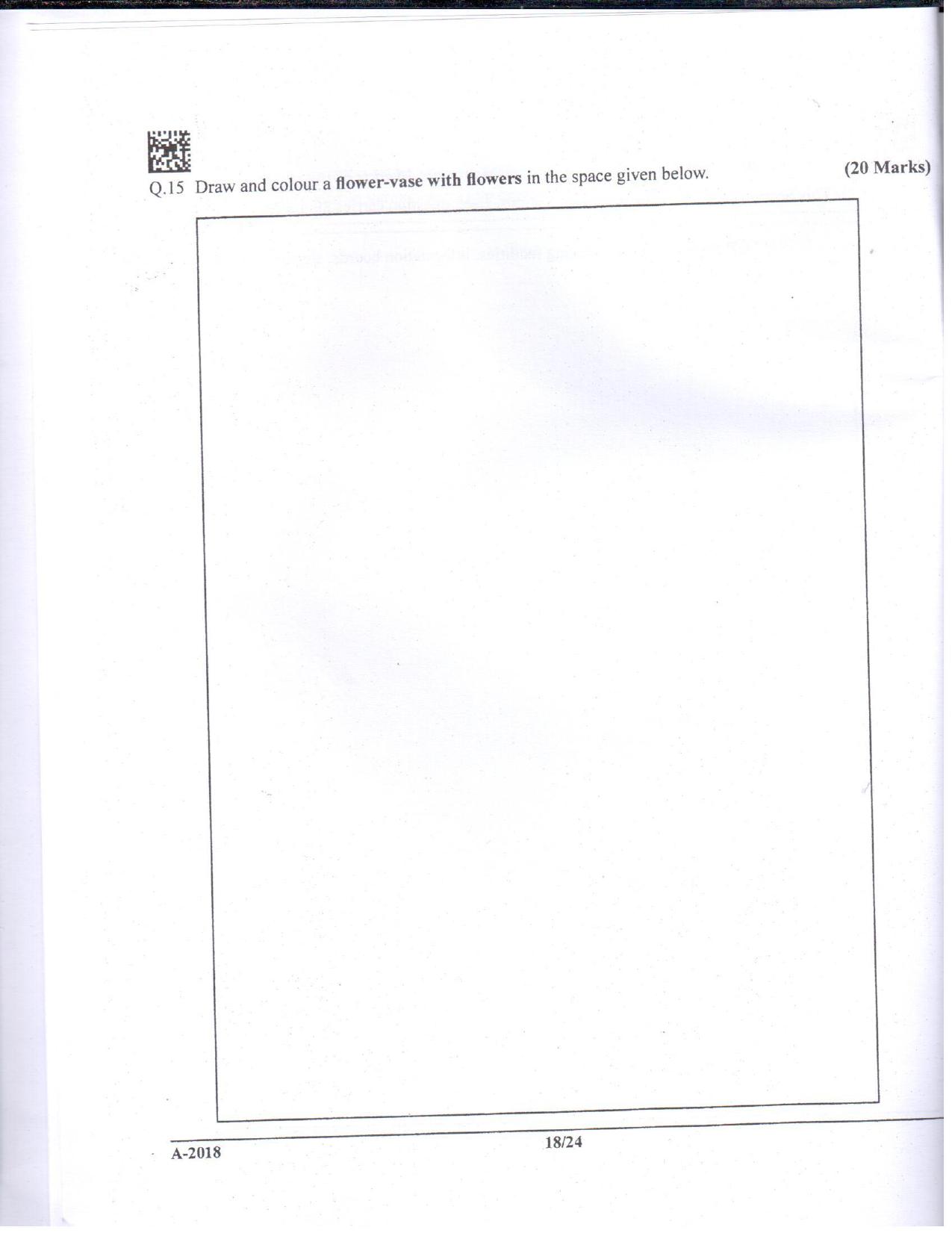 JEE Advanced AAT 2018 Question Paper - Page 18