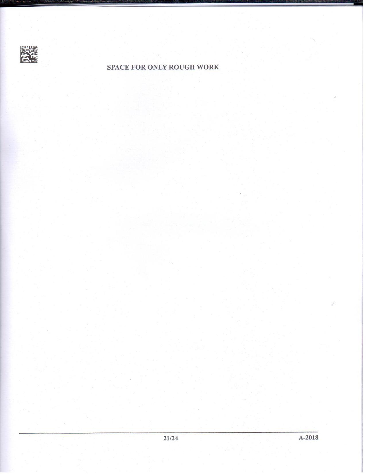 JEE Advanced AAT 2018 Question Paper - Page 21