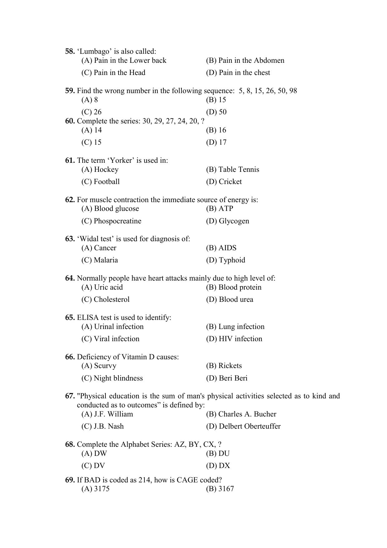 PU CET PG 2021 Question Paper - Page 6