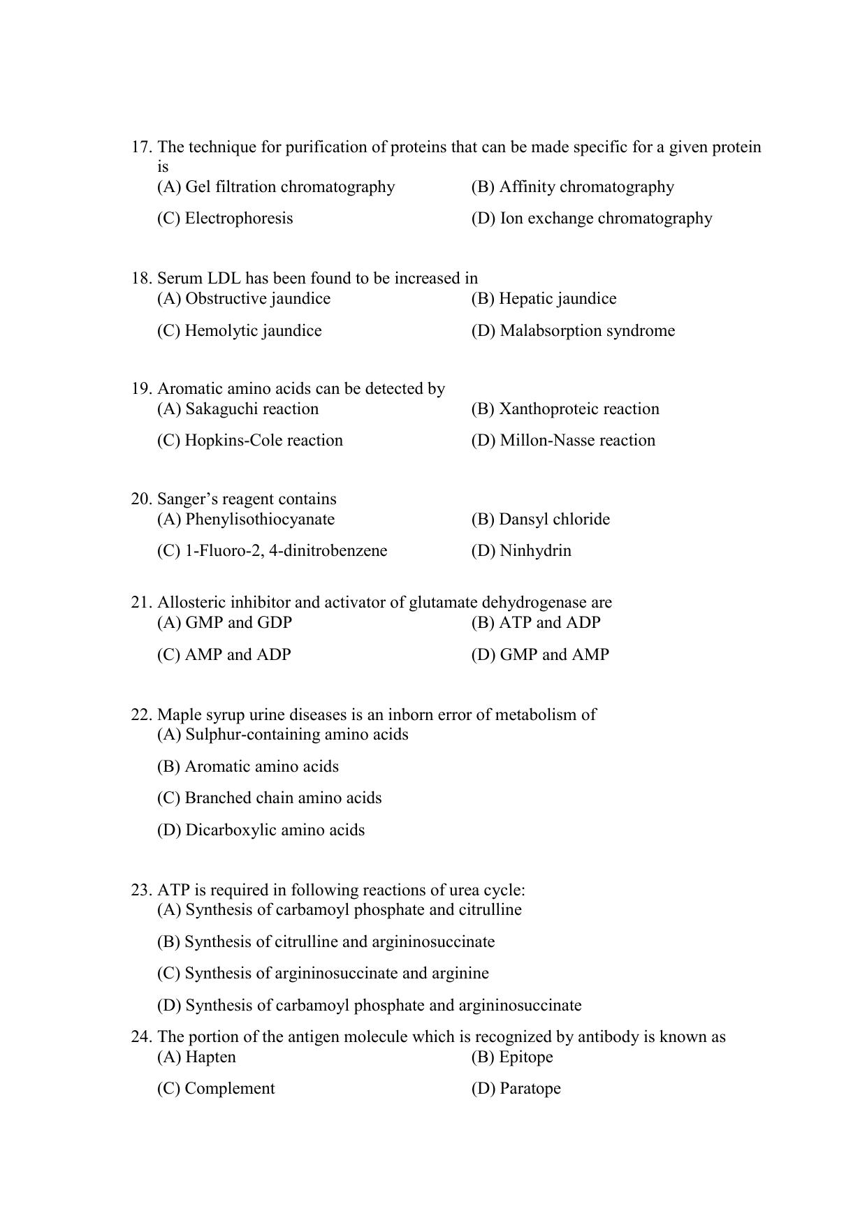 PU CET PG 2021 Question Paper - Page 11