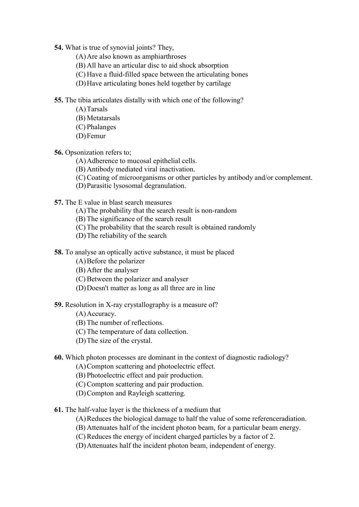 PU CET PG 2021 Question Paper - Page 26