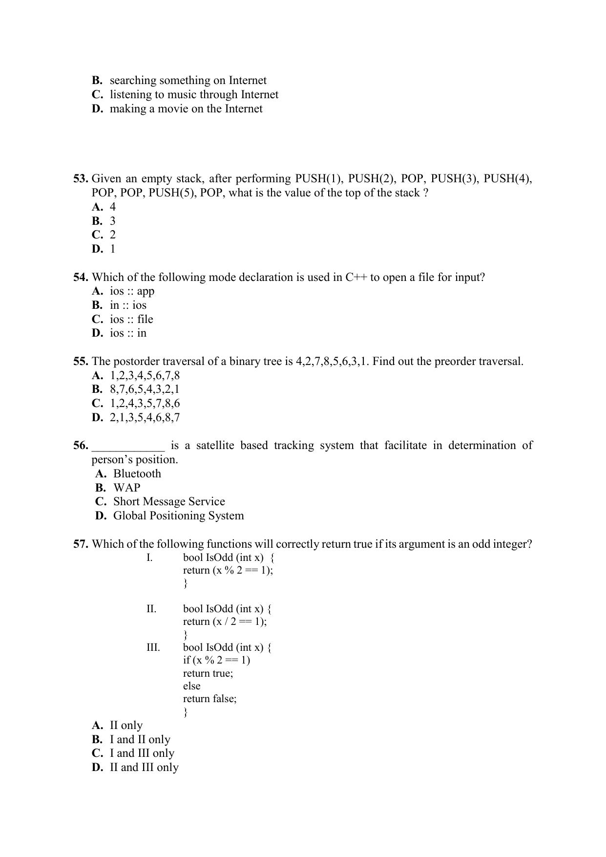 PU CET PG 2021 Question Paper - Page 60