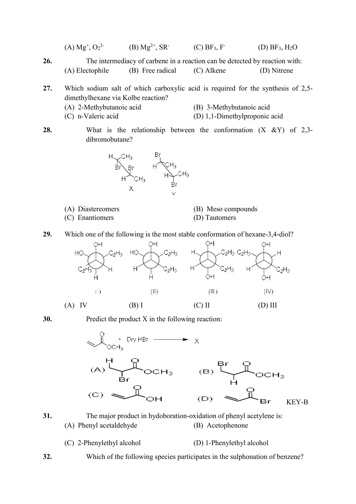 PU CET PG 2021 Question Paper - Page 66