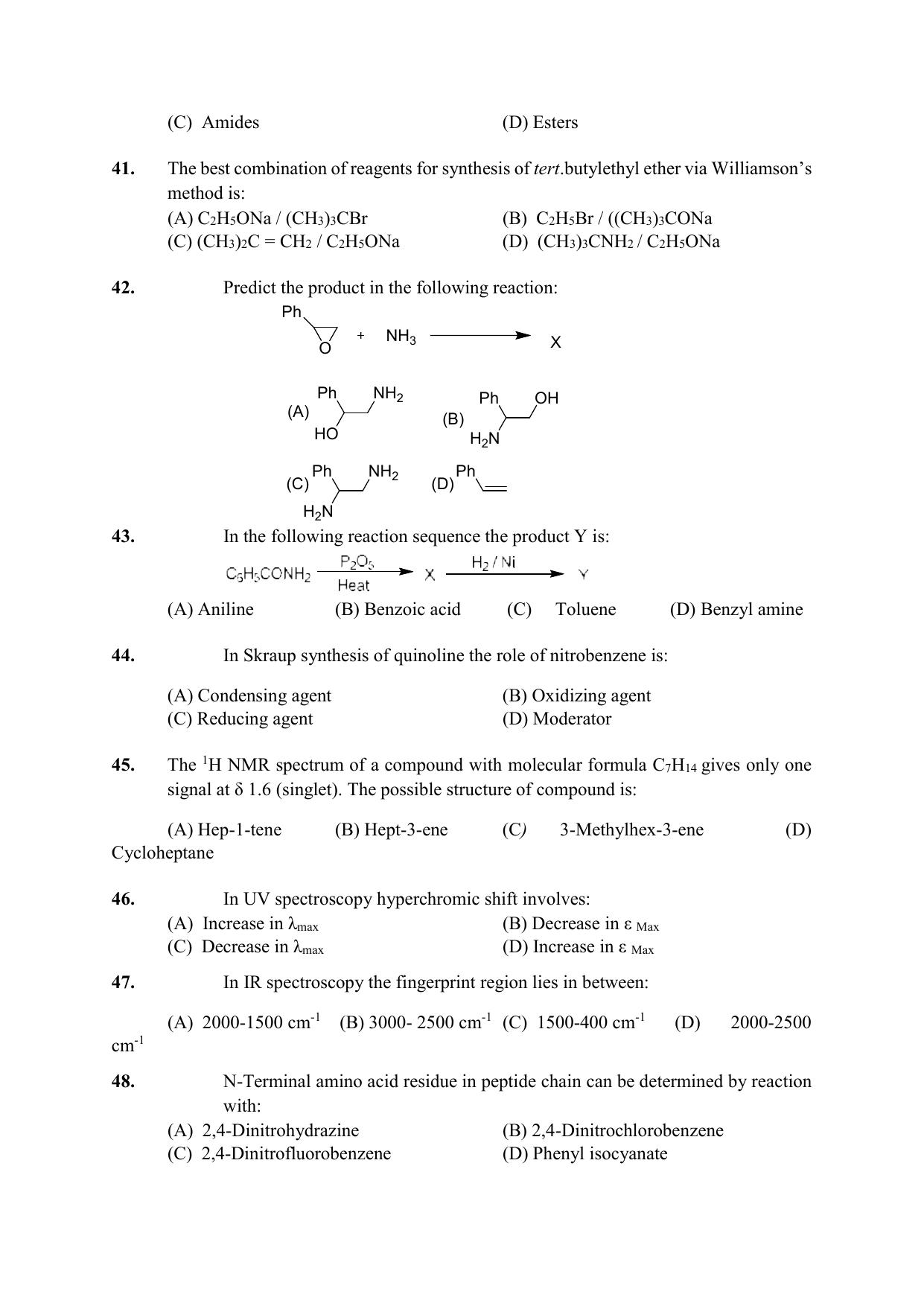 PU CET PG 2021 Question Paper - Page 68