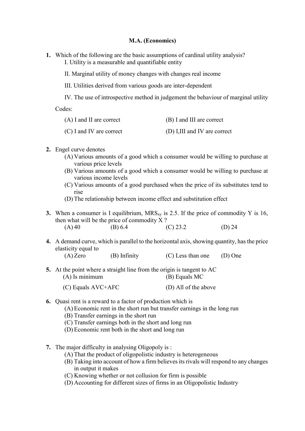 PU CET PG 2021 Question Paper - Page 81