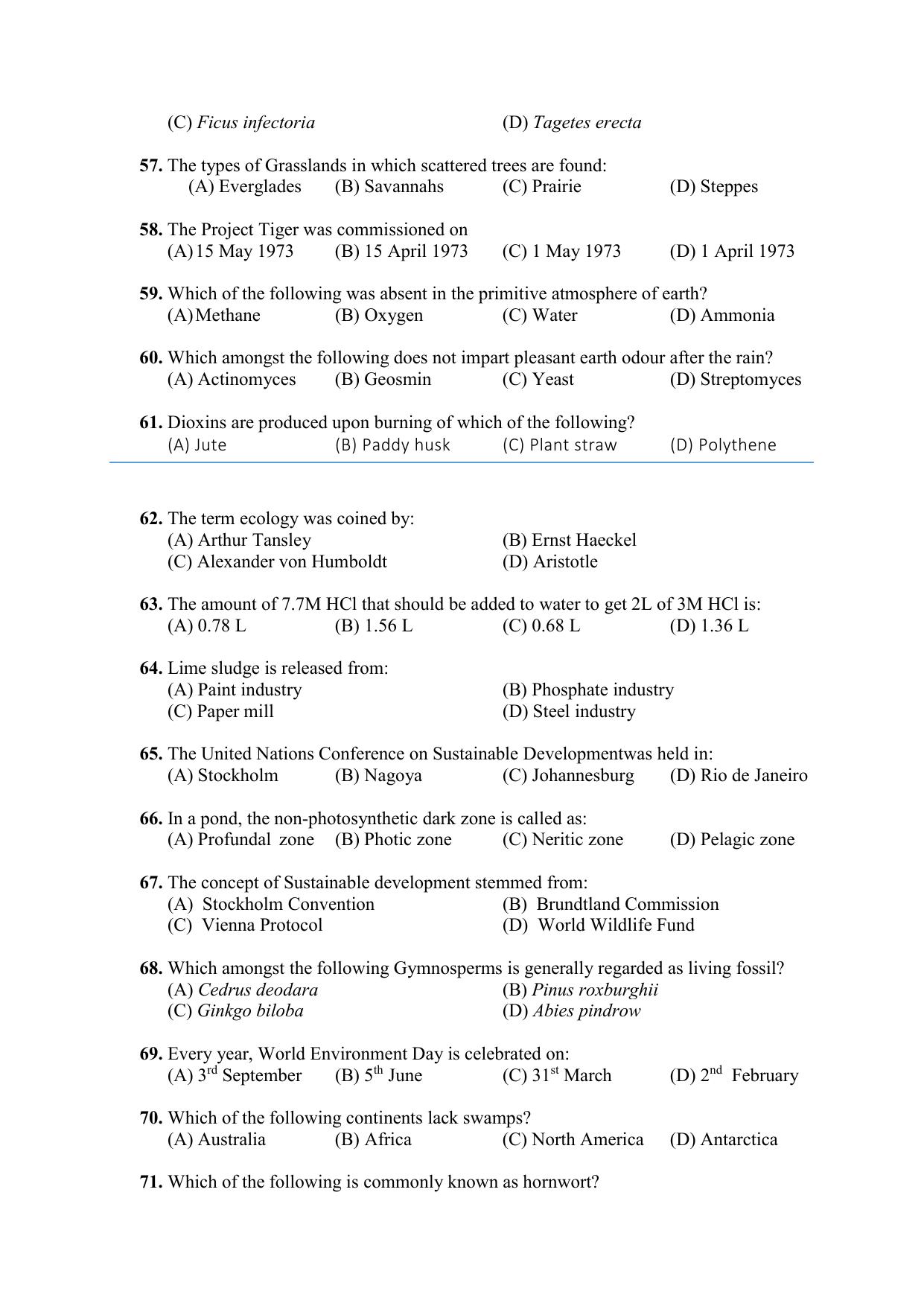 PU CET PG 2021 Question Paper - Page 94