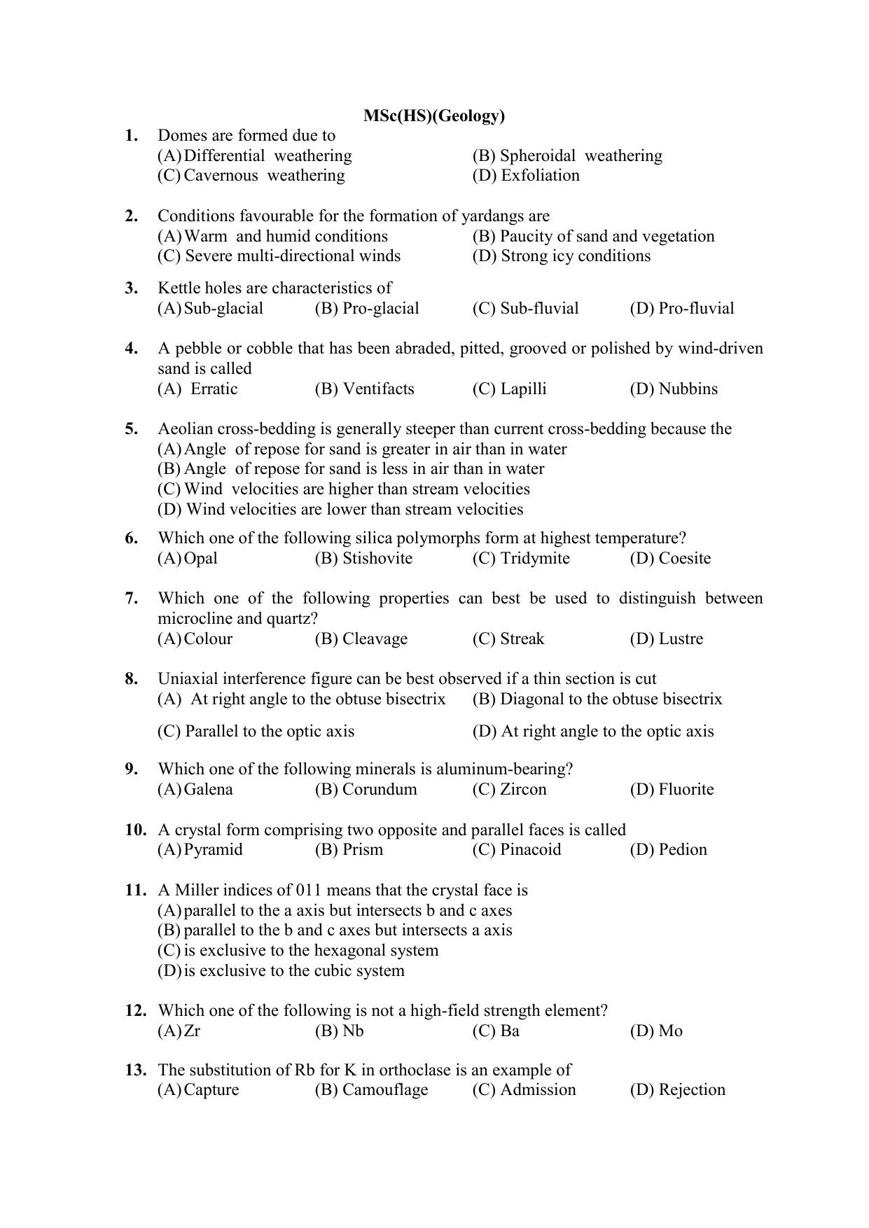 PU CET PG 2021 Question Paper - Page 118
