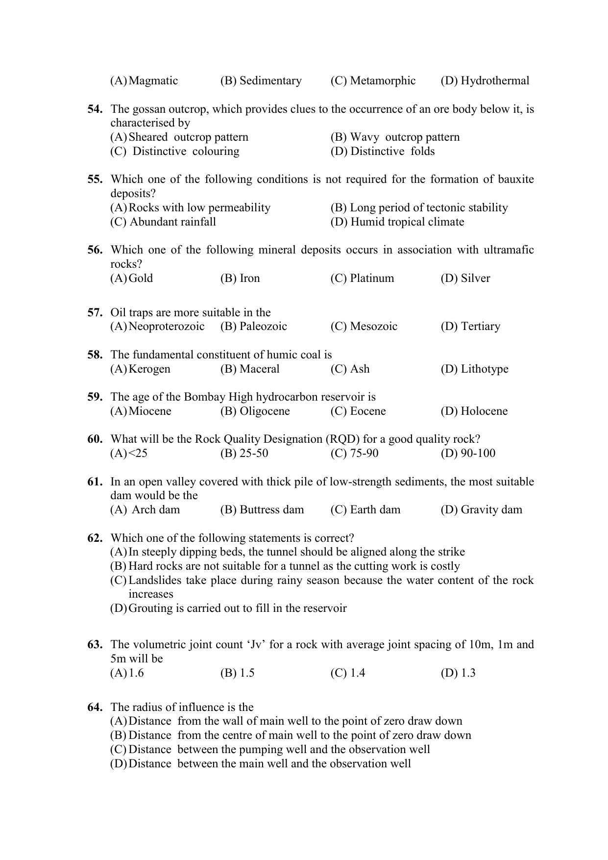 PU CET PG 2021 Question Paper - Page 122