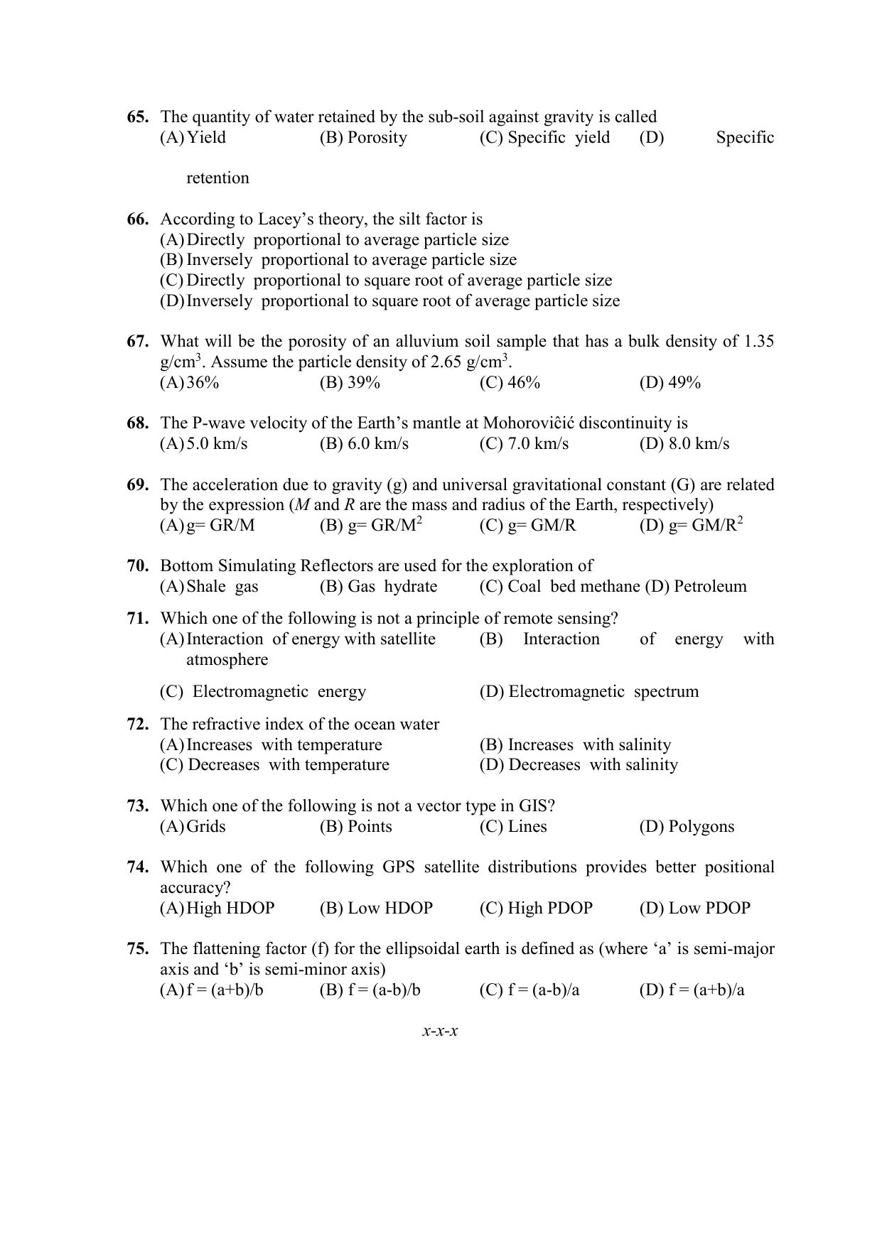 PU CET PG 2021 Question Paper - Page 123