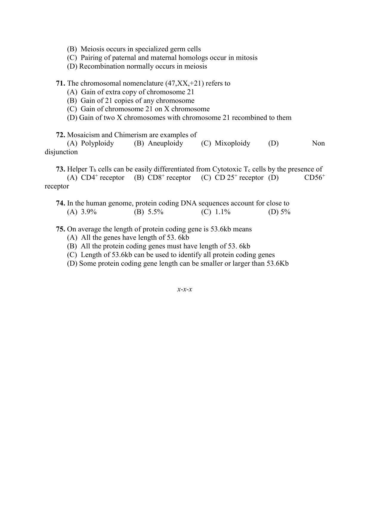 PU CET PG 2021 Question Paper - Page 130