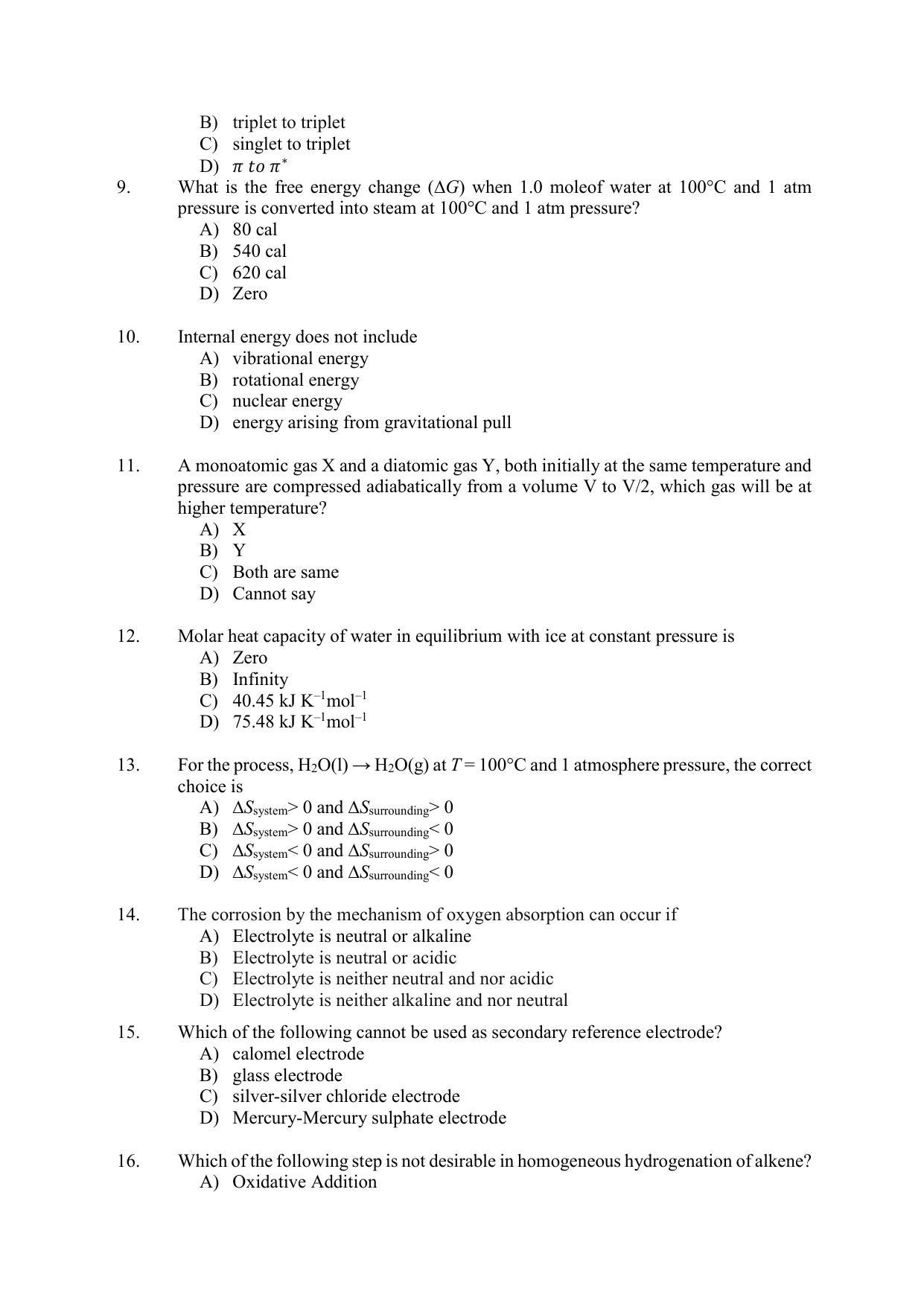 PU CET PG 2021 Question Paper - Page 158
