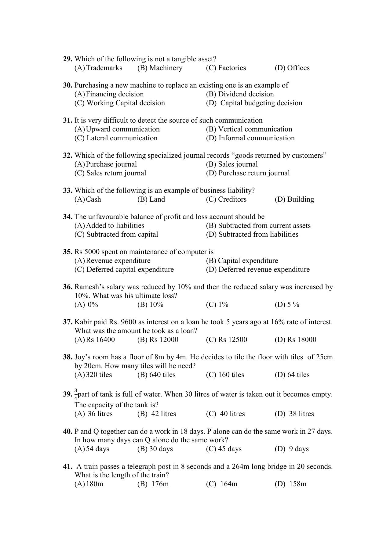 PU CET PG 2021 Question Paper - Page 177