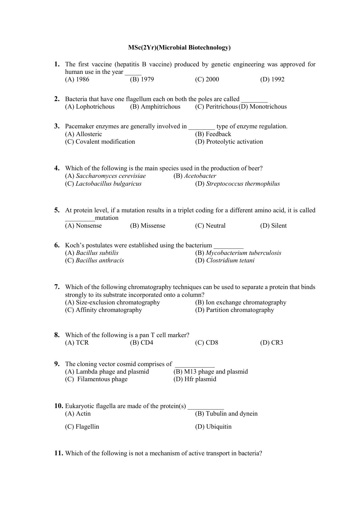 PU CET PG 2021 Question Paper - Page 206