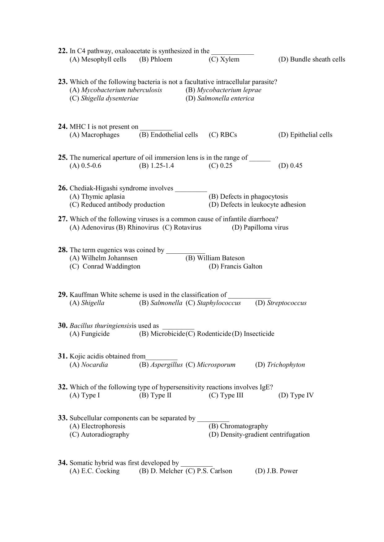 PU CET PG 2021 Question Paper - Page 208