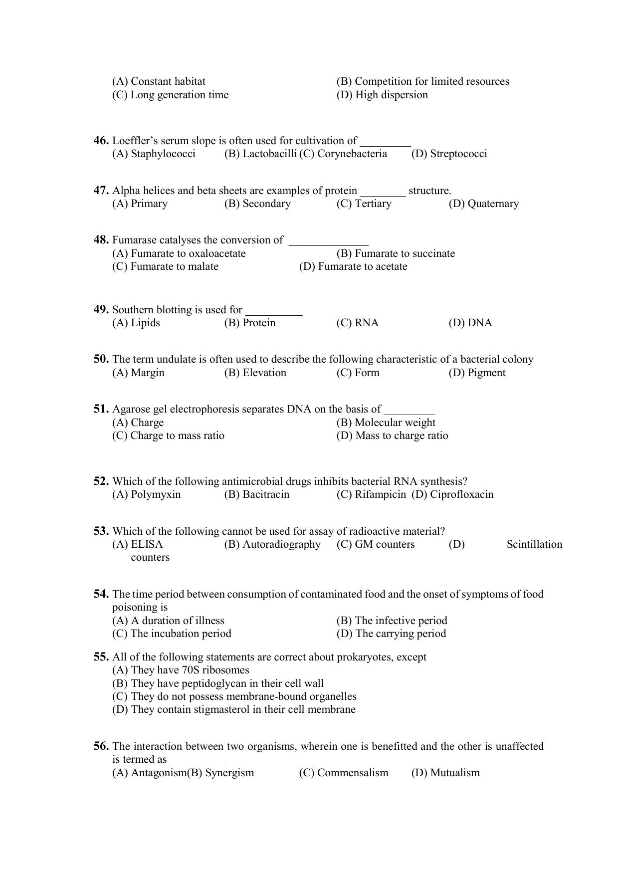 PU CET PG 2021 Question Paper - Page 210