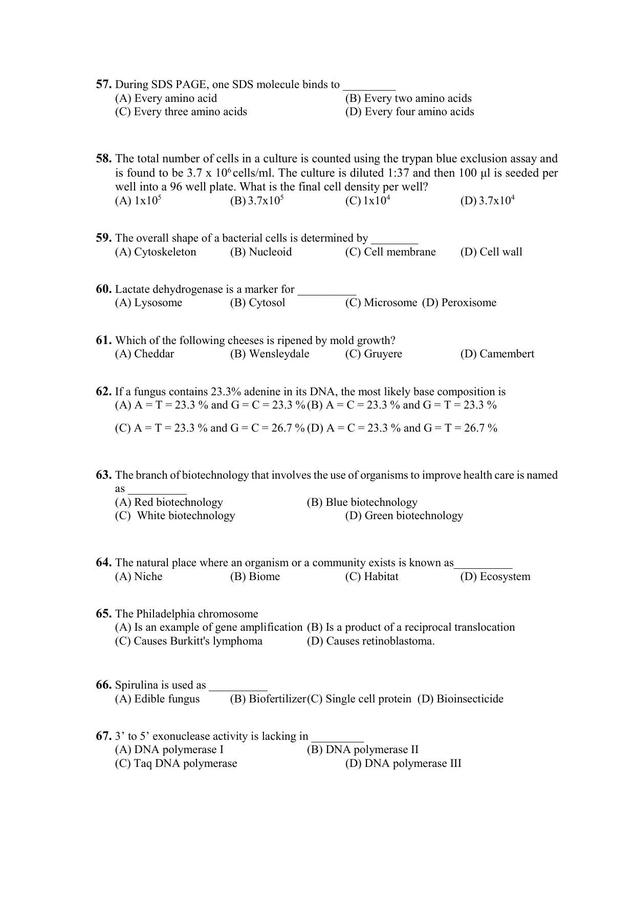 PU CET PG 2021 Question Paper - Page 211
