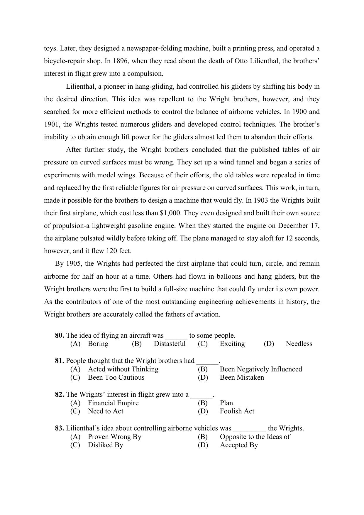 PU CET PG 2021 Question Paper - Page 240