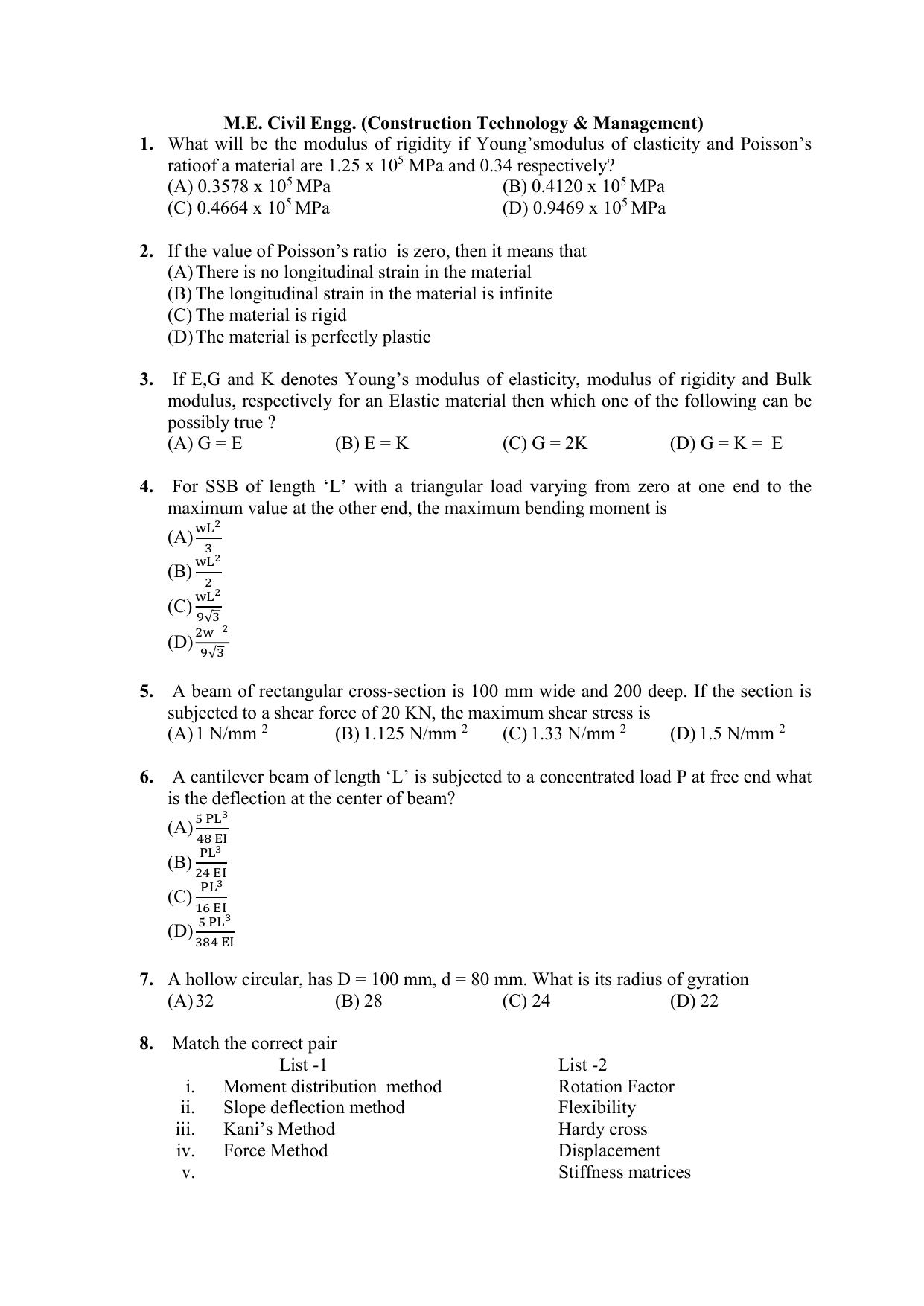 PU CET PG 2021 Question Paper - Page 265