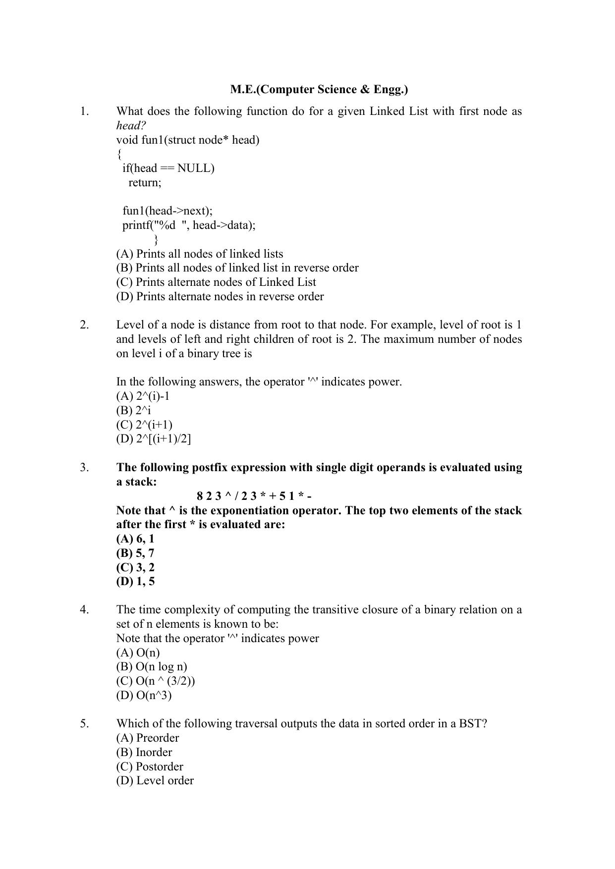PU CET PG 2021 Question Paper - Page 273