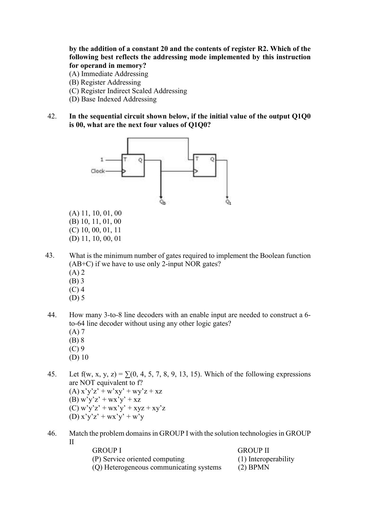 PU CET PG 2021 Question Paper - Page 281