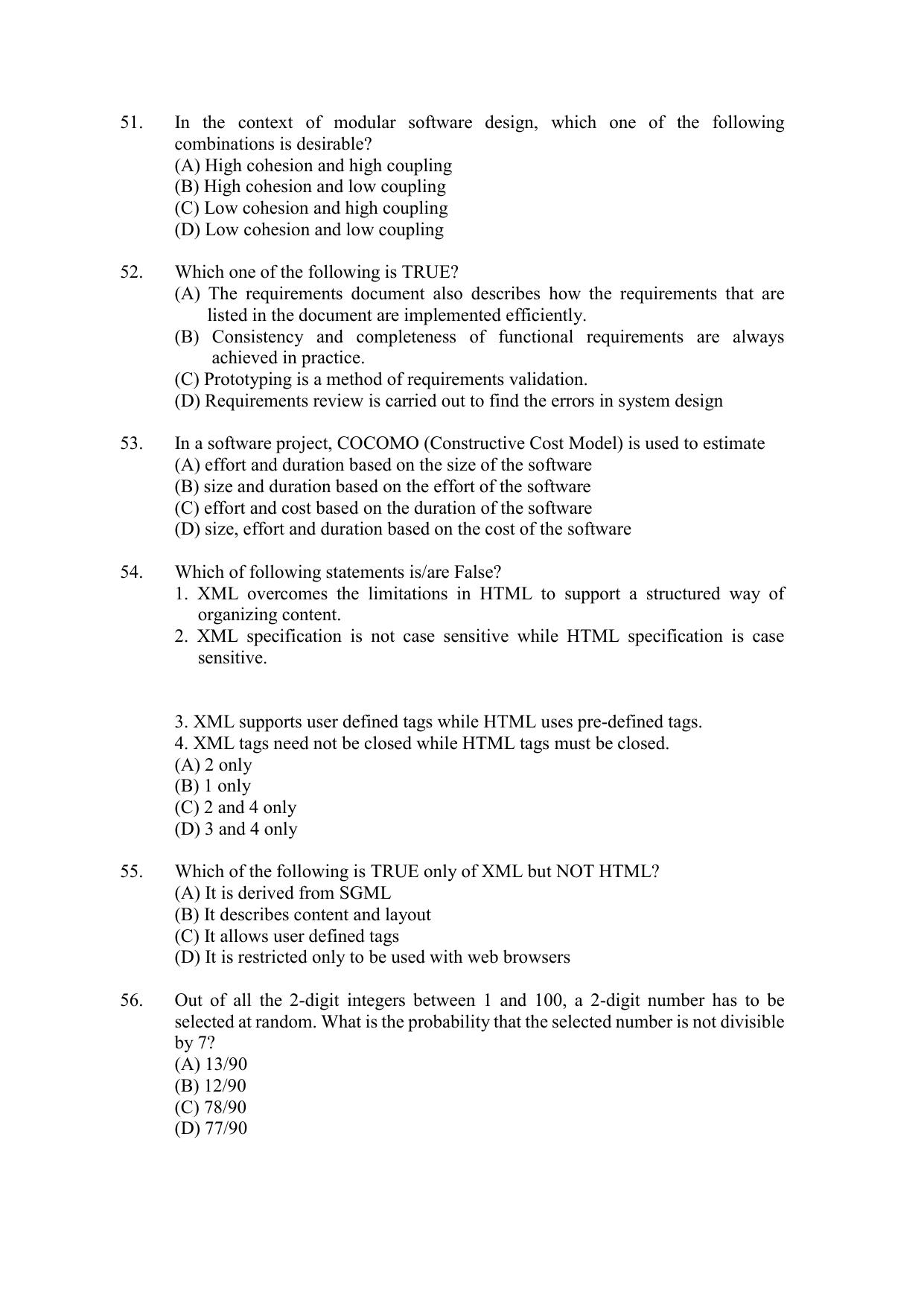 PU CET PG 2021 Question Paper - Page 283