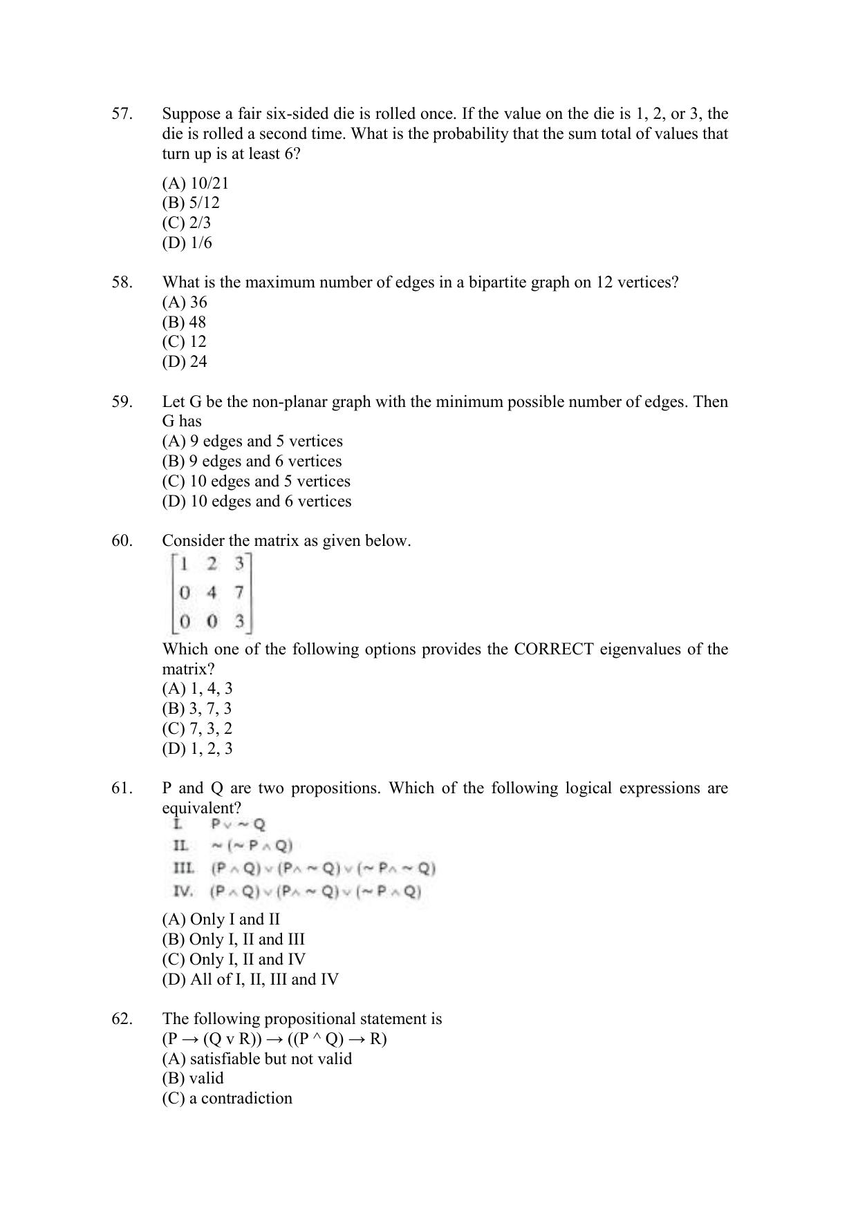 PU CET PG 2021 Question Paper - Page 284