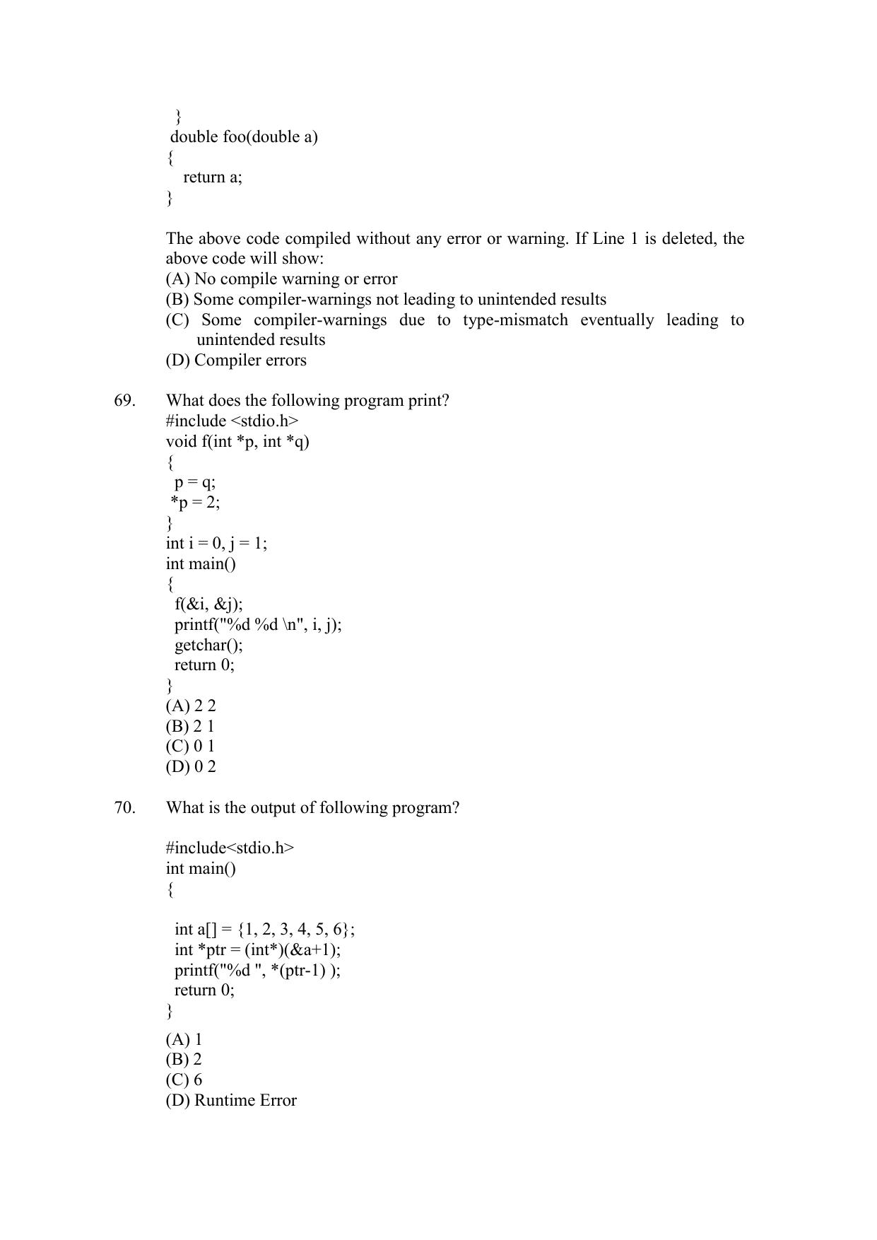 PU CET PG 2021 Question Paper - Page 286