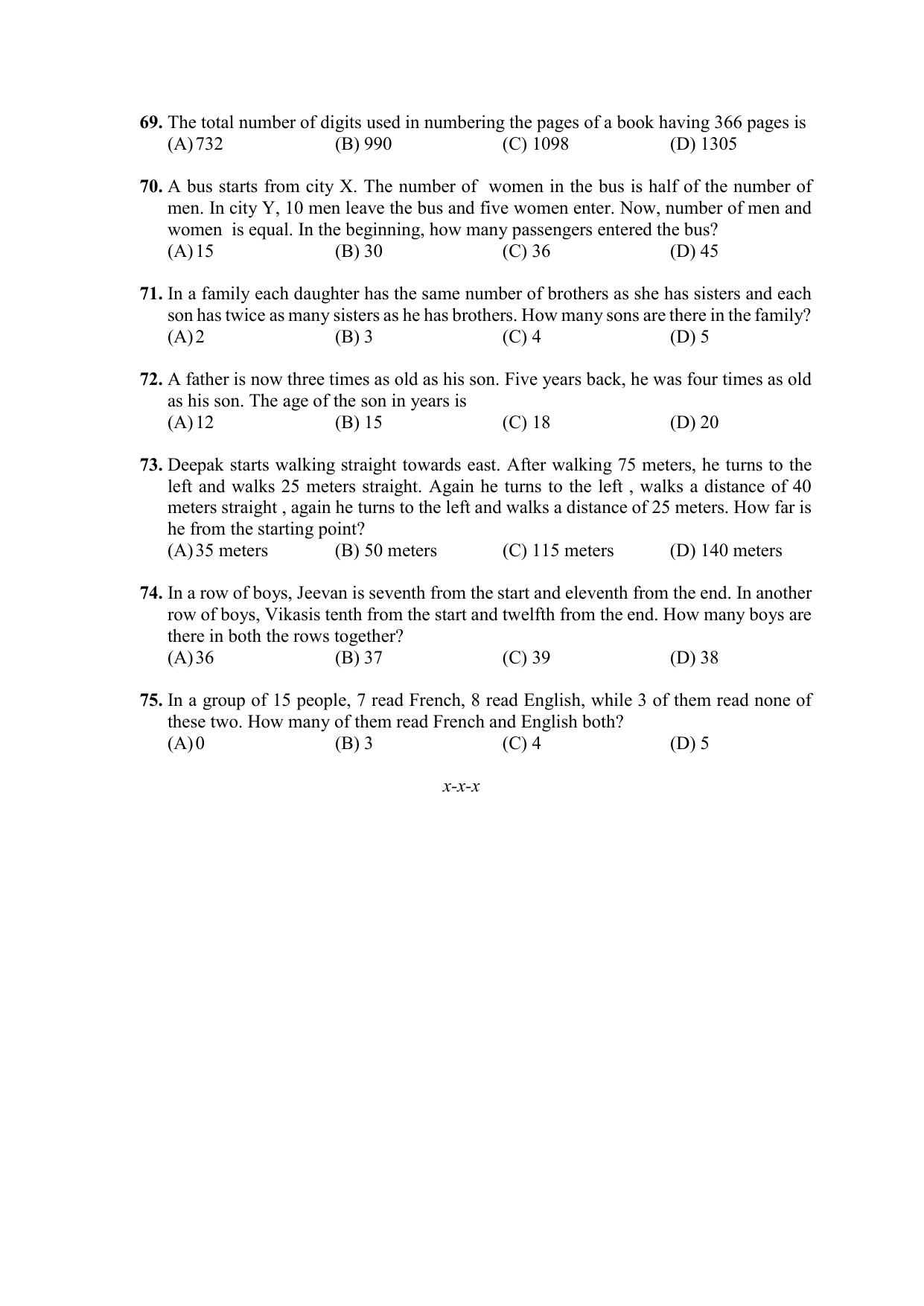 PU CET PG 2021 Question Paper - Page 336