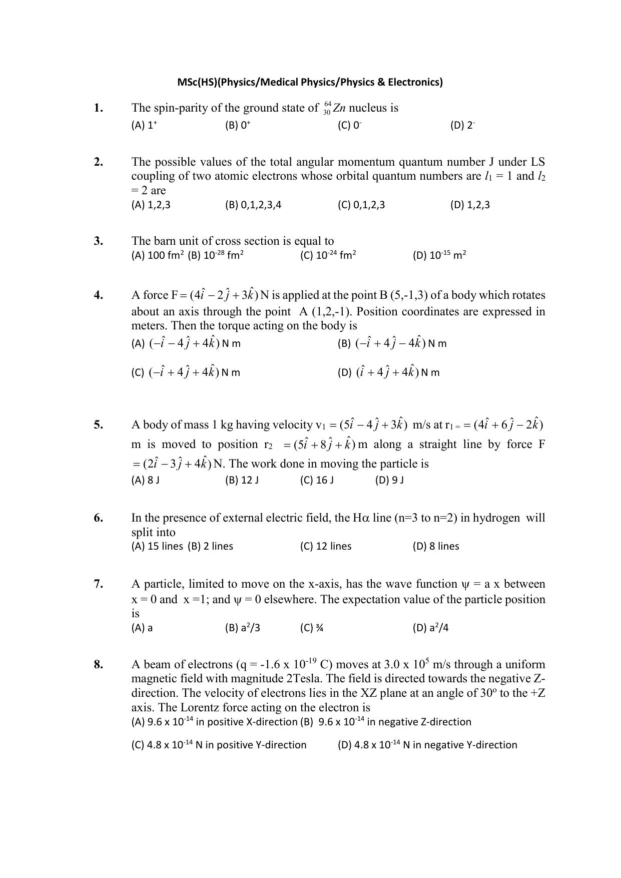PU CET PG 2021 Question Paper - Page 345
