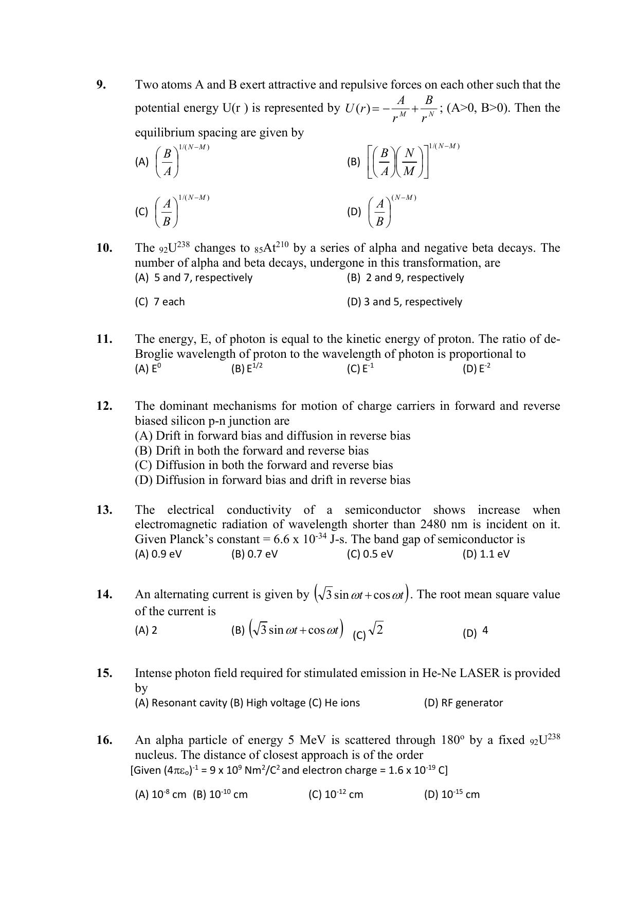 PU CET PG 2021 Question Paper - Page 346