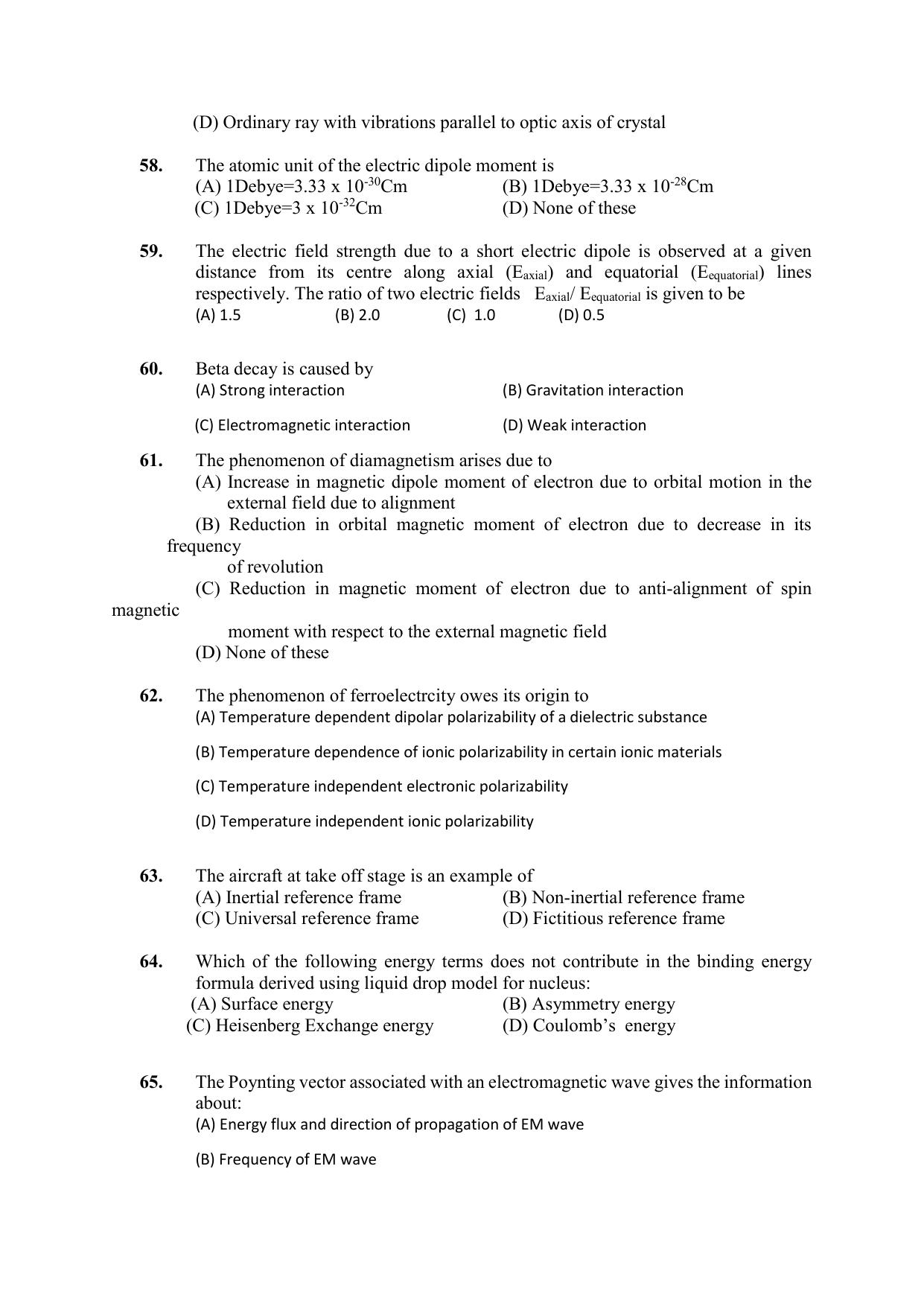 PU CET PG 2021 Question Paper - Page 352