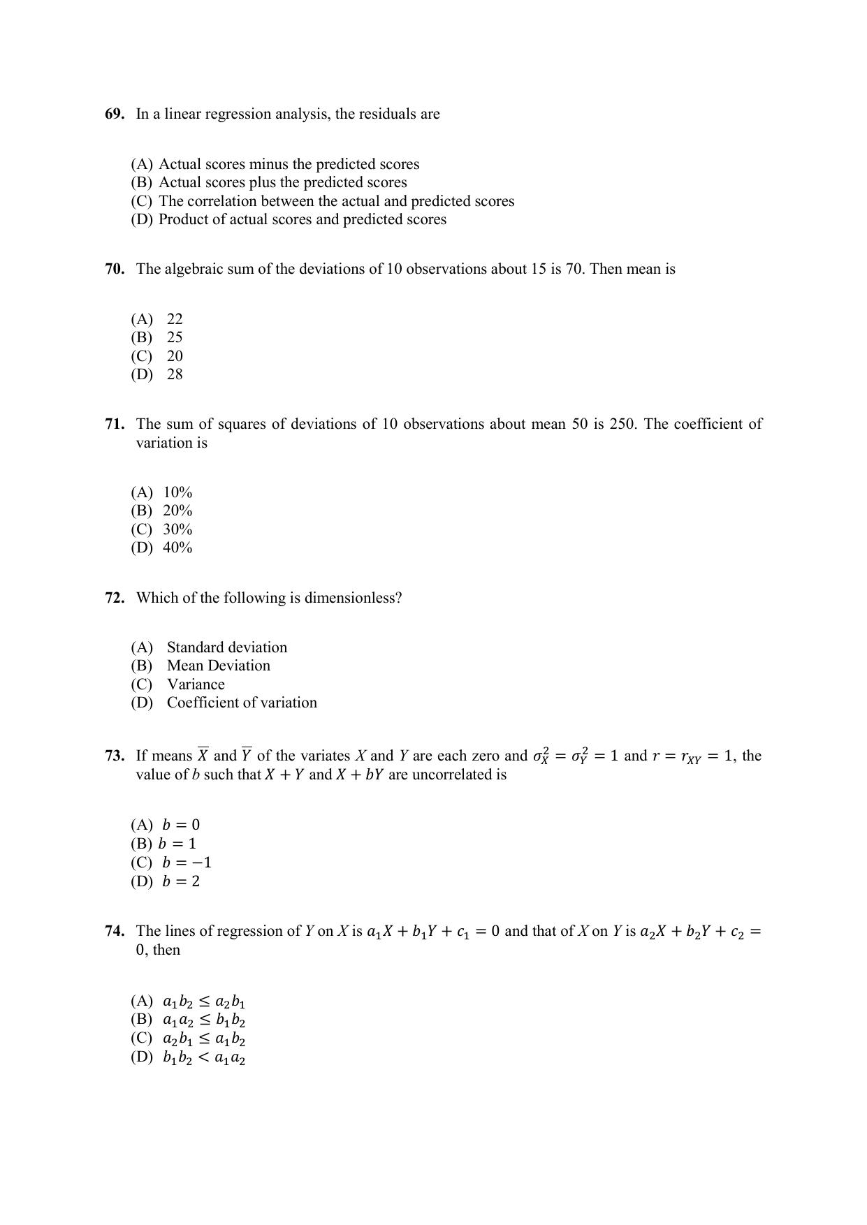 PU CET PG 2021 Question Paper - Page 379