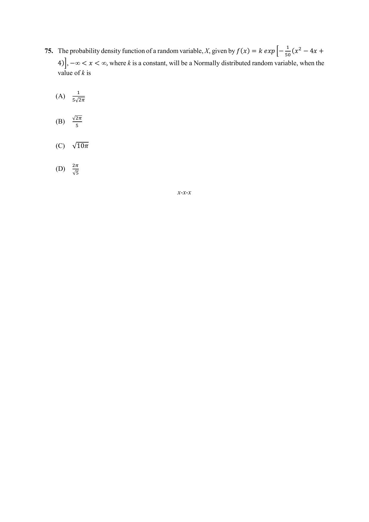 PU CET PG 2021 Question Paper - Page 380