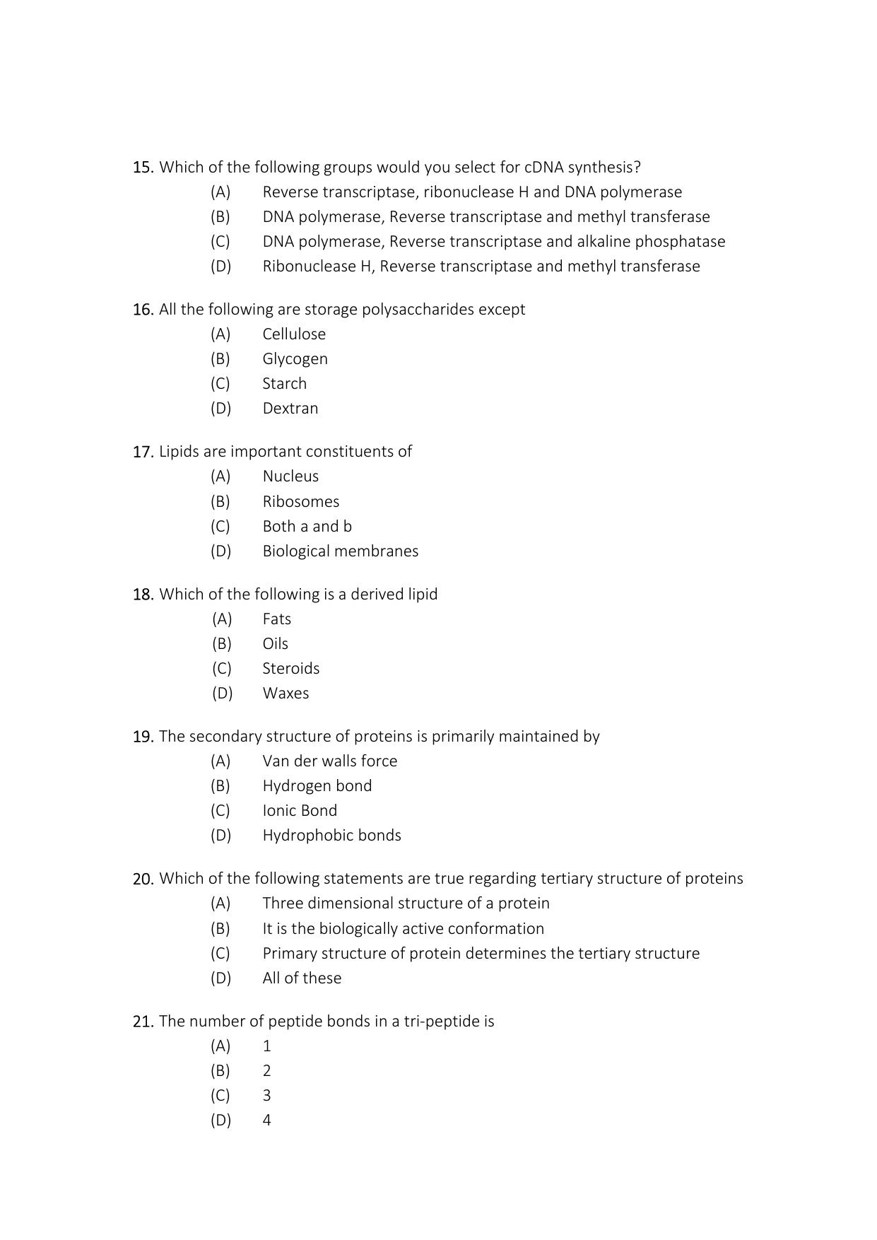 PU CET PG 2021 Question Paper - Page 383