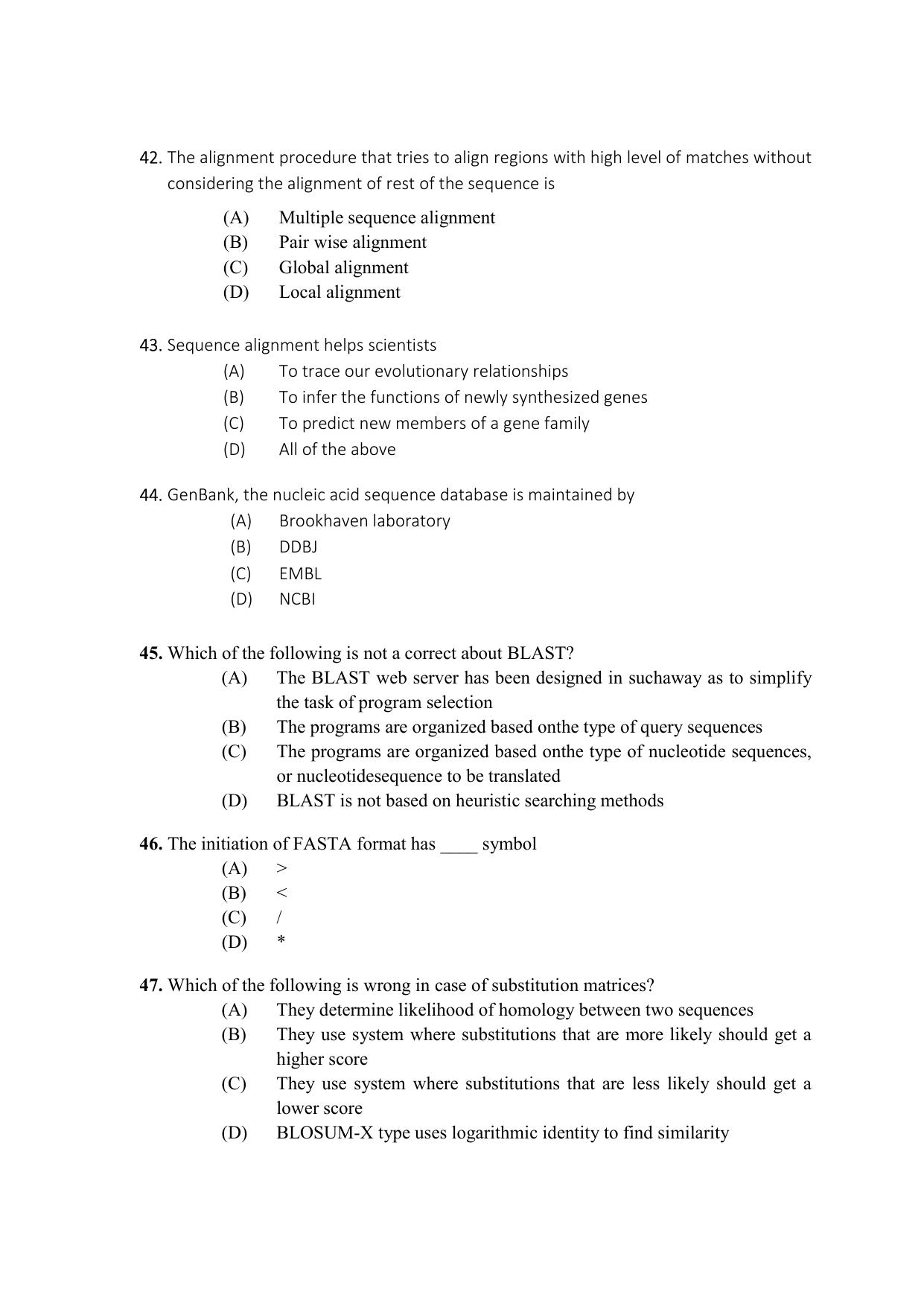 PU CET PG 2021 Question Paper - Page 387