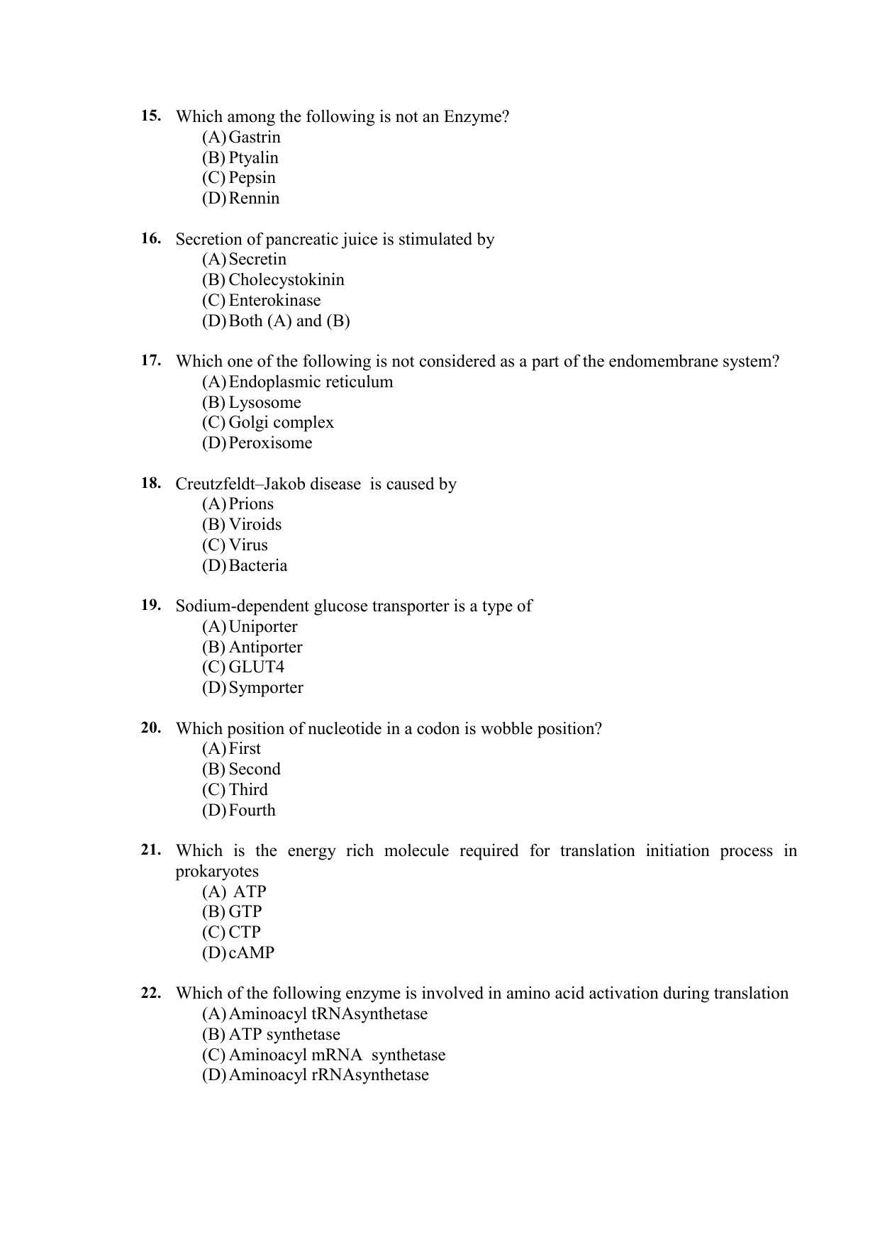 PU CET PG 2021 Question Paper - Page 395