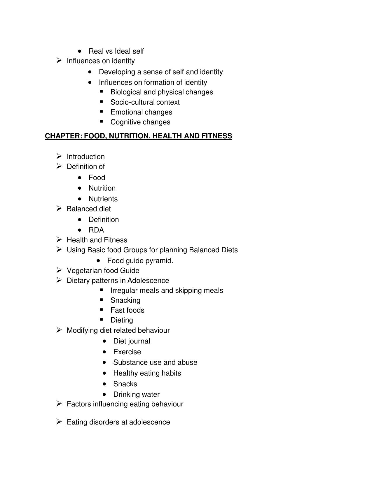 CBSE Class 11 & 12 Home Science Syllabus - Page 6