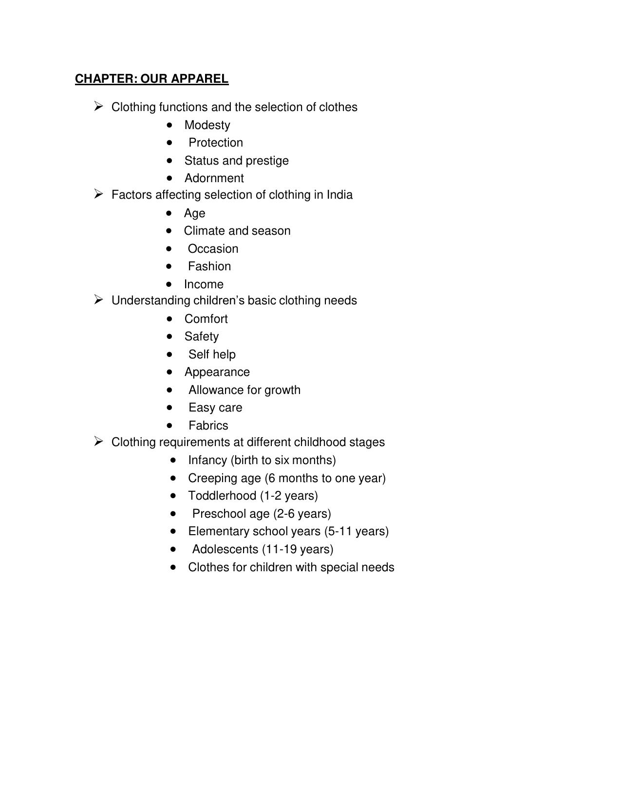CBSE Class 11 & 12 Home Science Syllabus - Page 14